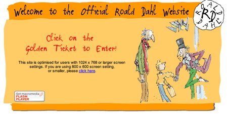 Roald Dahl official website