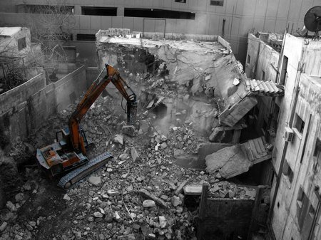 demolition in wadi saqra