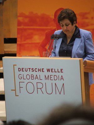 Shirin Ebadi at the Global Media Forum