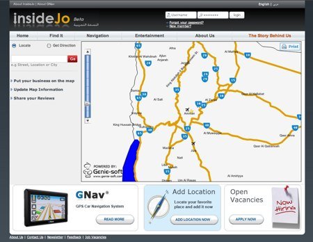 InsideJo GPS Navigation for Jordan