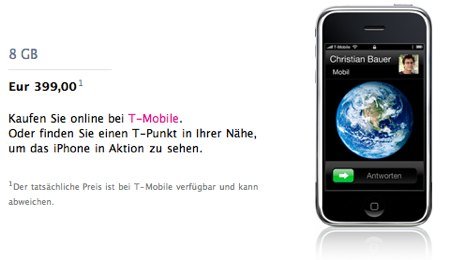 iPhone price in germany