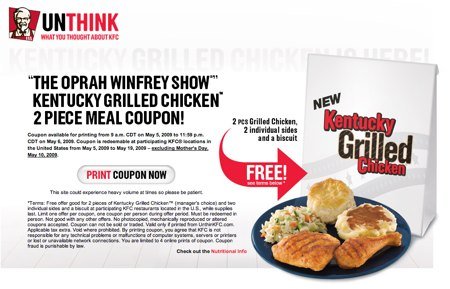 UNTHINK KFC: Kentucky Grilled Chicken