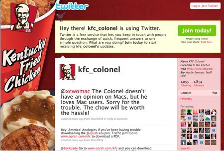 KFC on Twitter
