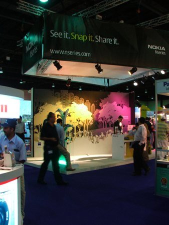 Nokia Nseries stand at Photowrld Dubai 2007