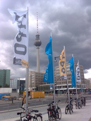 Typo flags at the alexanderplatz