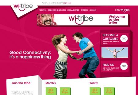 Wi-tribe Wimax operator in Jordan