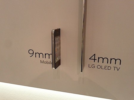 LG OLED TV is 4mm thin