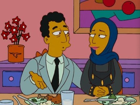 Jordanian family on The Simpsons
